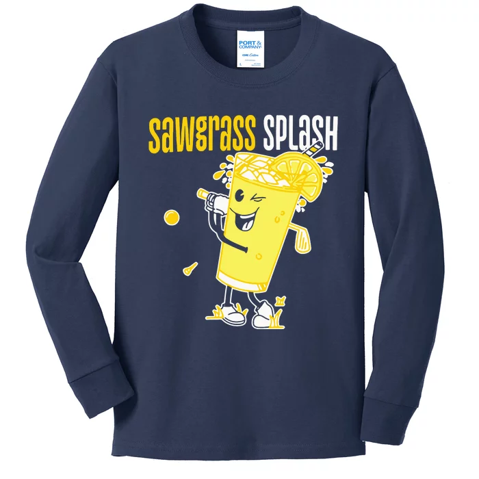 Barstool Golf X The Players Sawgrass Splash Ii Kids Long Sleeve Shirt