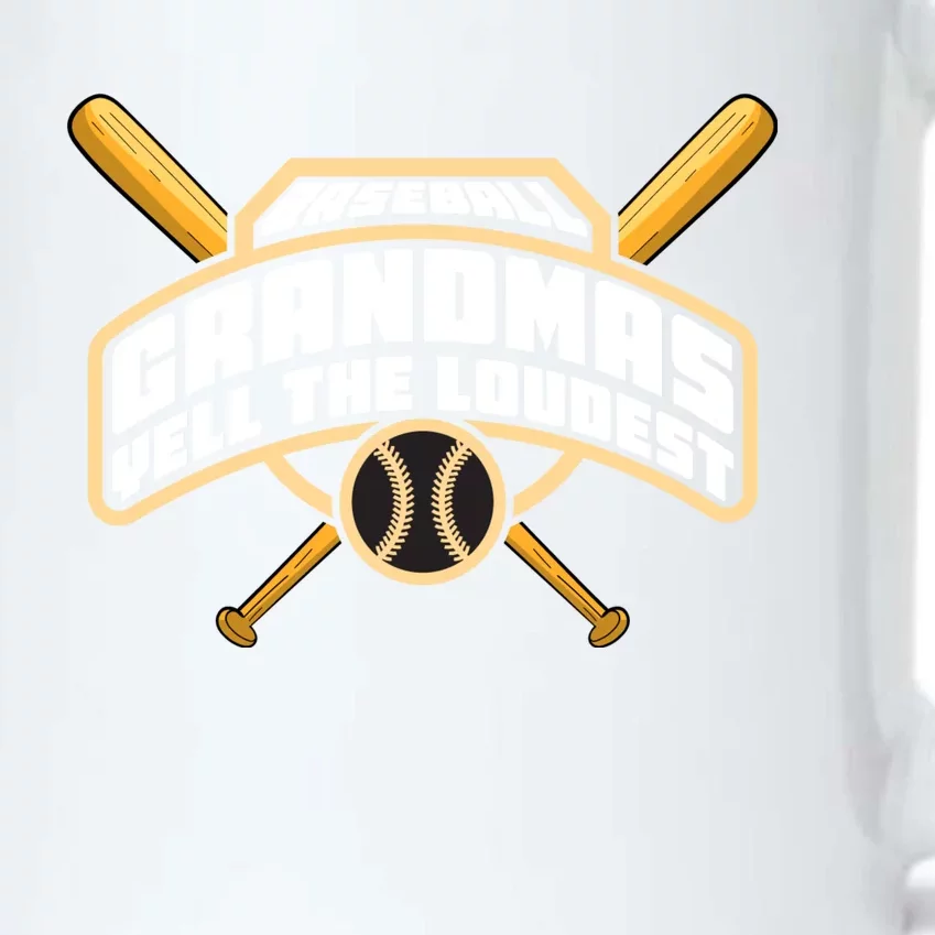 Baseball Grandmas Yell The Loudest Black Color Changing Mug