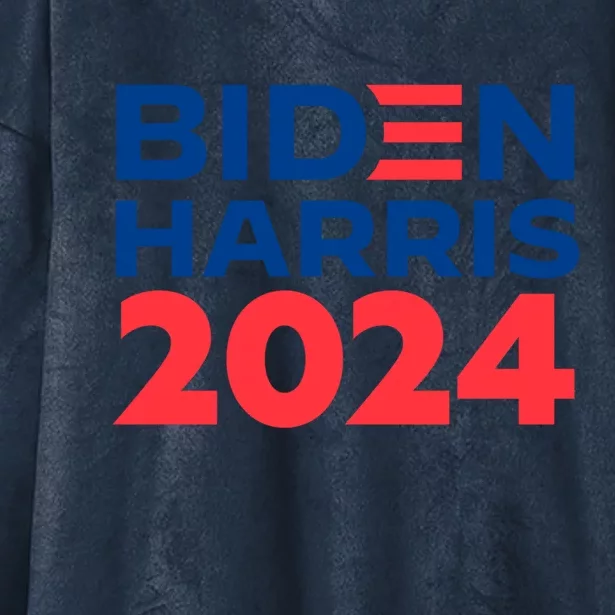 Biden Harris 2024 Hooded Wearable Blanket