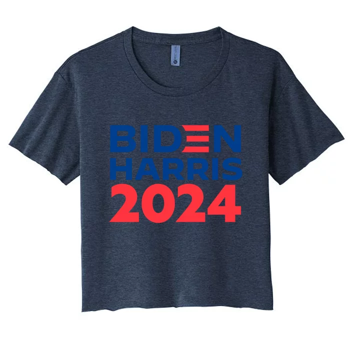 Biden Harris 2024 Women's Crop Top Tee