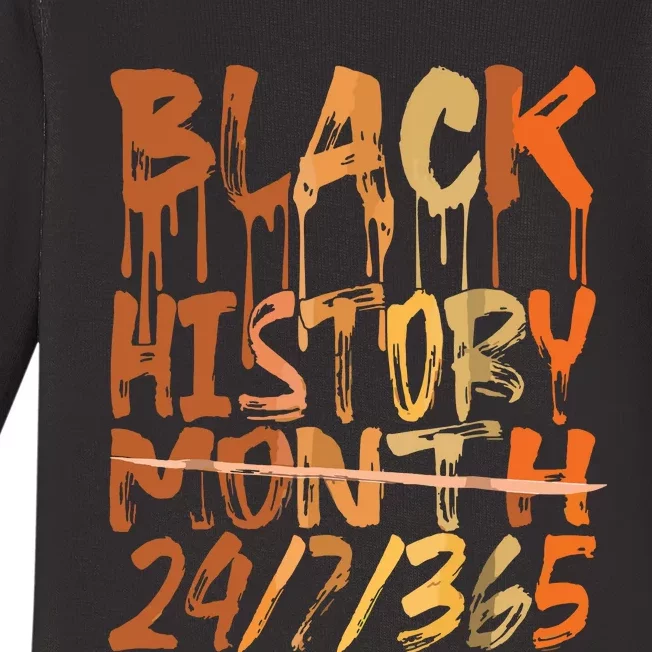 Black History 247365 Black History Month Baby Long Sleeve Bodysuit