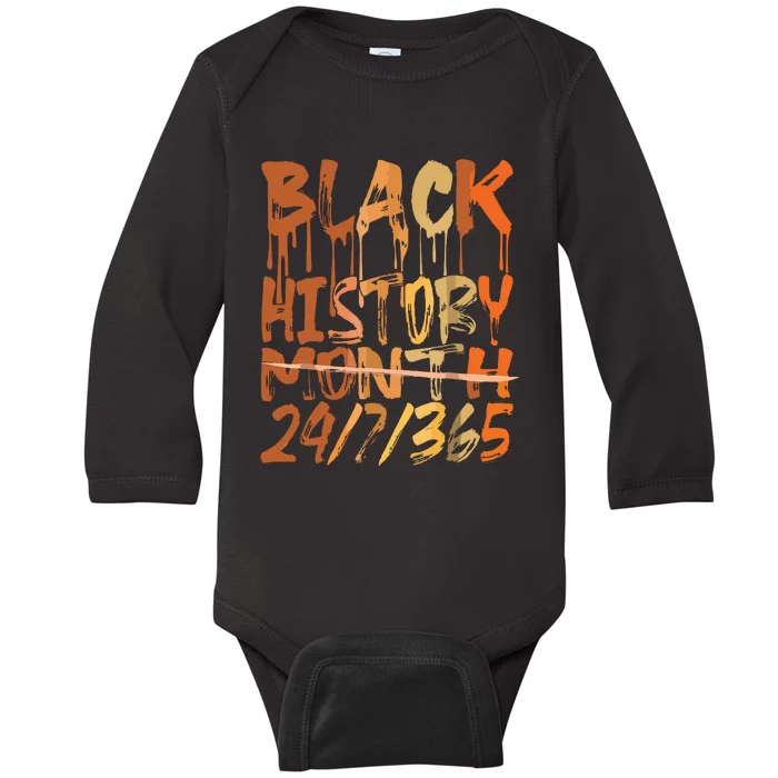 Black History 247365 Black History Month Baby Long Sleeve Bodysuit