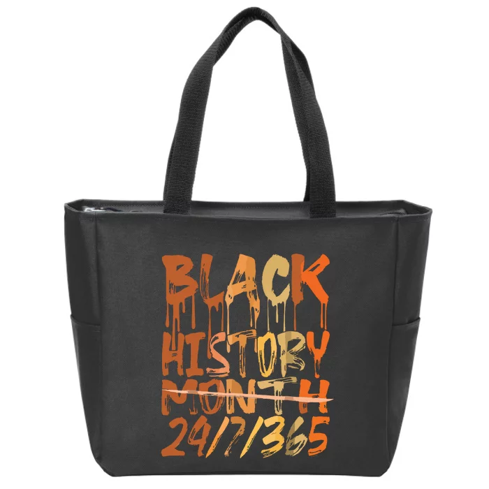 Black History 247365 Black History Month Zip Tote Bag