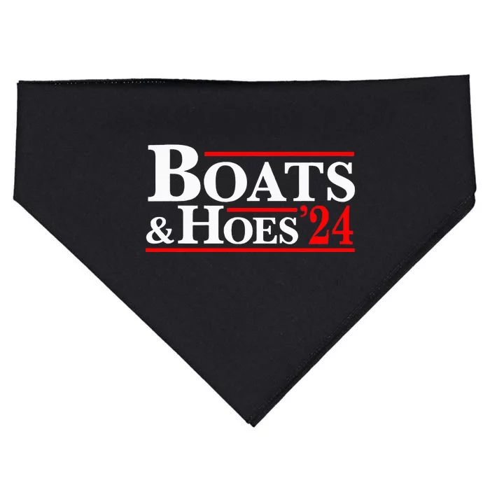 Boats & Hoes 24 Vintage Logo For Your S.T.E.P B.R.O.T.H.E.R.S USA-Made Doggie Bandana