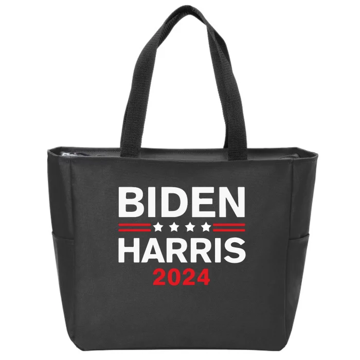 Biden Harris 2024 Zip Tote Bag