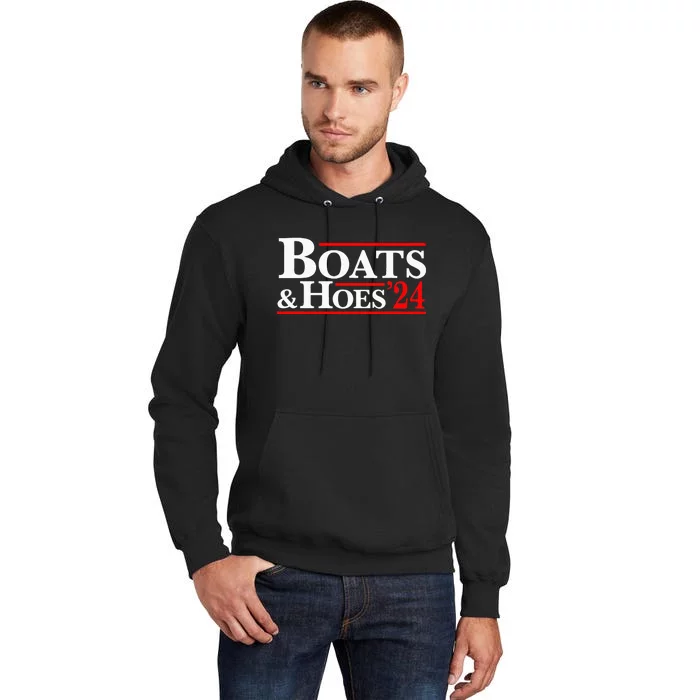 Boats & Hoes 24 Vintage For Your Step Brothers Tall Hoodie