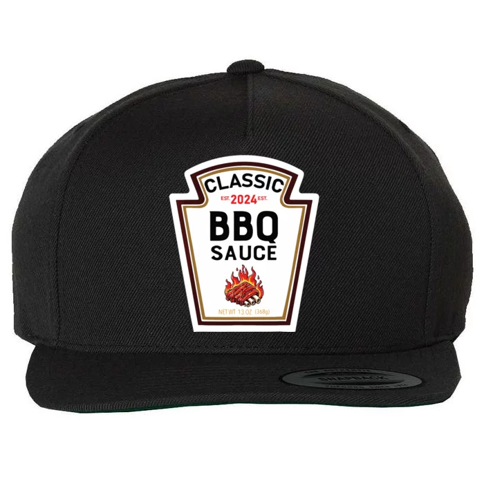 Bbq Halloween 2024 Costume Sauce Group Condiment Wool Snapback Cap