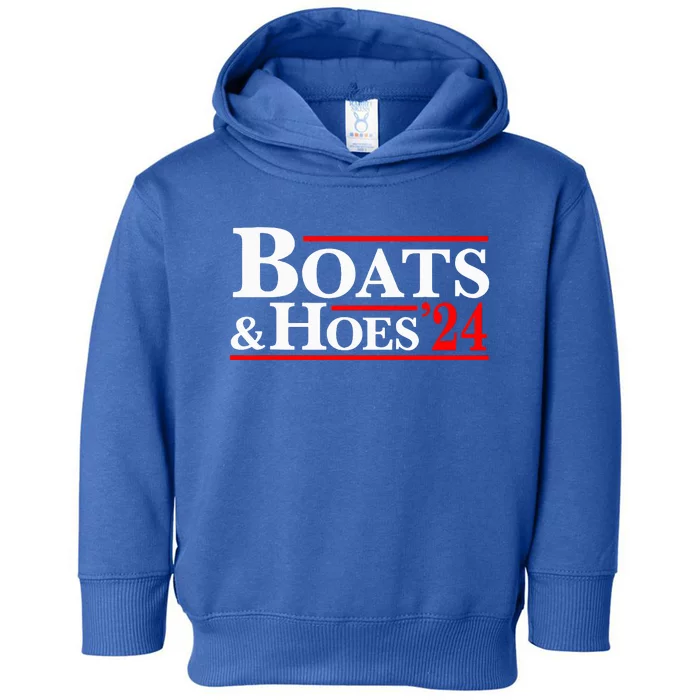 Boats & Hoes 24 Vintage Logo For Your Step Brothers Toddler Hoodie