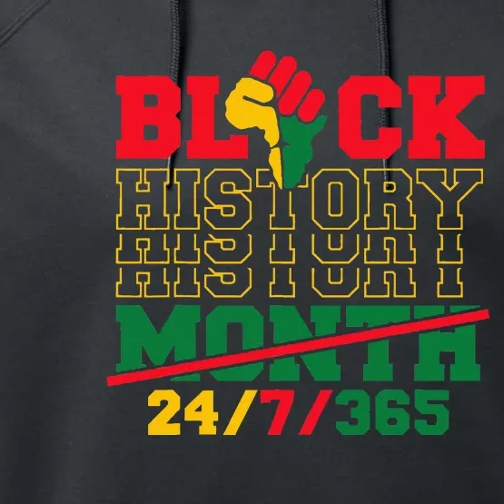 Black History 247365 Black History Month Performance Fleece Hoodie