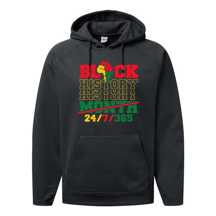 Black History 247365 Black History Month Performance Fleece Hoodie