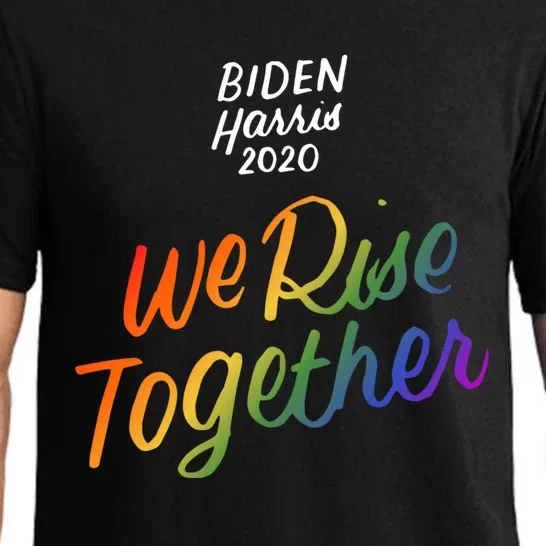 Biden Harris 2020 Joe Kamala Lgbt We Rise Together Equality Meaningful Gift Pajama Set