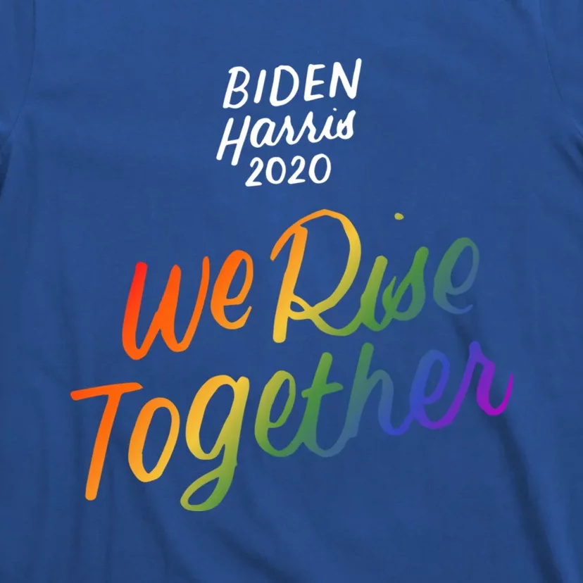 Biden Harris 2020 Joe Kamala Lgbt We Rise Together Equality Meaningful Gift T-Shirt