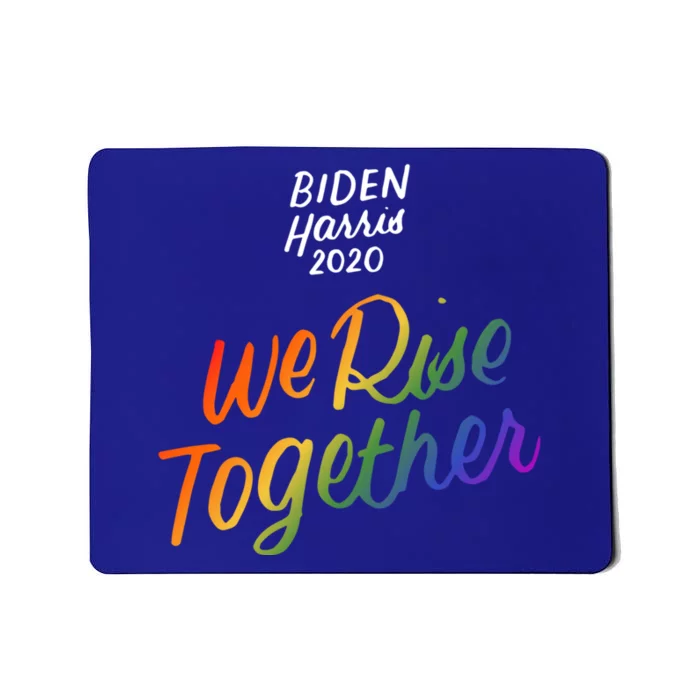 Biden Harris 2020 Joe Kamala Lgbt We Rise Together Equality Meaningful Gift Mousepad