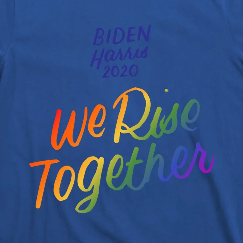 Biden Harris 2020 Joe Kamala Lgbt We Rise Together Equality Gift T-Shirt