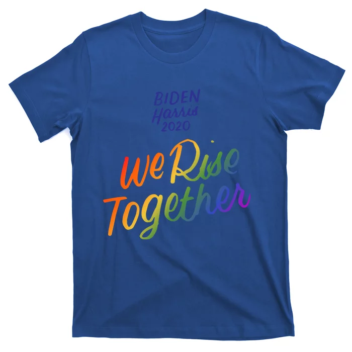 Biden Harris 2020 Joe Kamala Lgbt We Rise Together Equality Gift T-Shirt