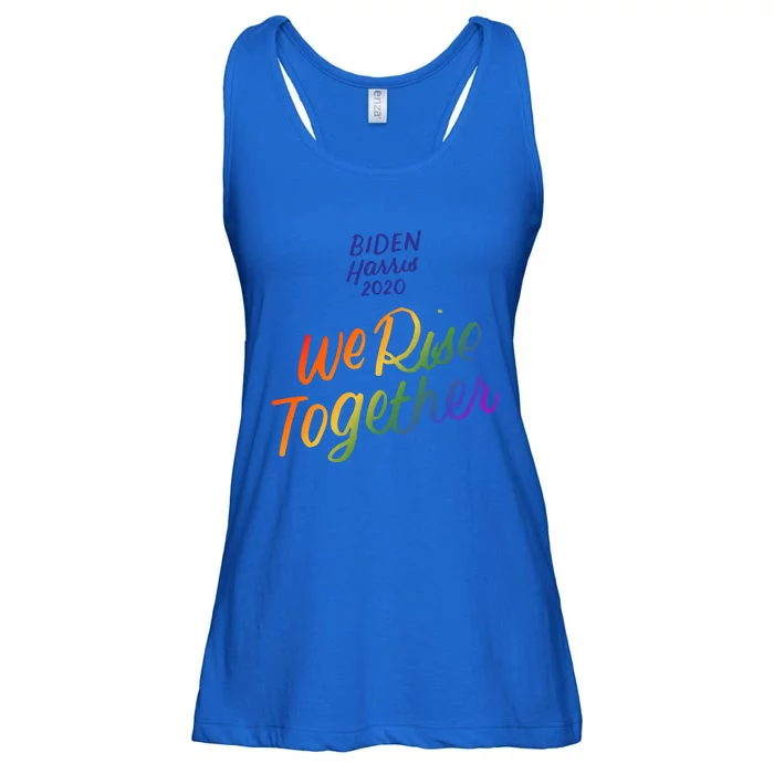 Biden Harris 2020 Joe Kamala Lgbt We Rise Together Equality Gift Ladies Essential Flowy Tank