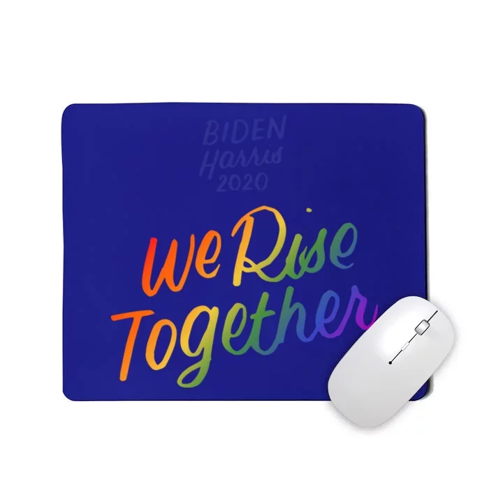 Biden Harris 2020 Joe Kamala Lgbt We Rise Together Equality Gift Mousepad