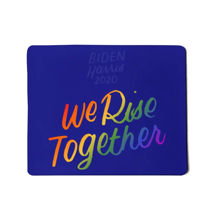 Biden Harris 2020 Joe Kamala Lgbt We Rise Together Equality Gift Mousepad