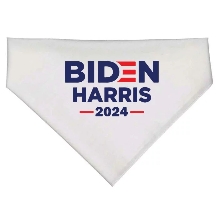 Biden Harris 2024 Retro Vintage USA-Made Doggie Bandana