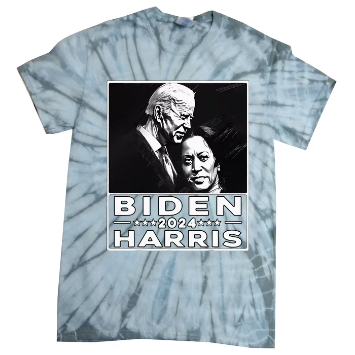 Biden Harris 2024 47th President Election Joe Biden Kamala Tie-Dye T-Shirt