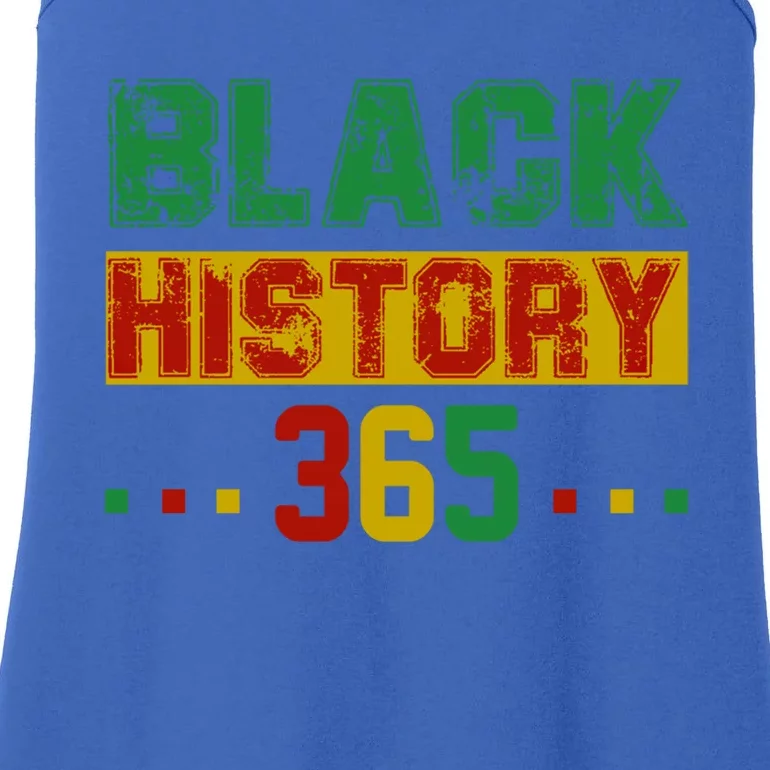 Black History 365 Black History Month Celebration Gift Ladies Essential Tank