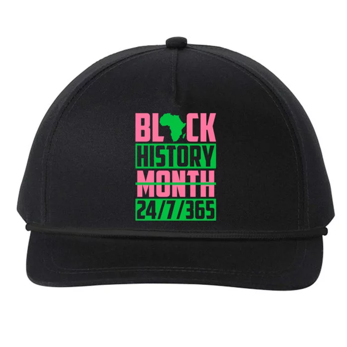 Black History 365 Gift Snapback Five-Panel Rope Hat