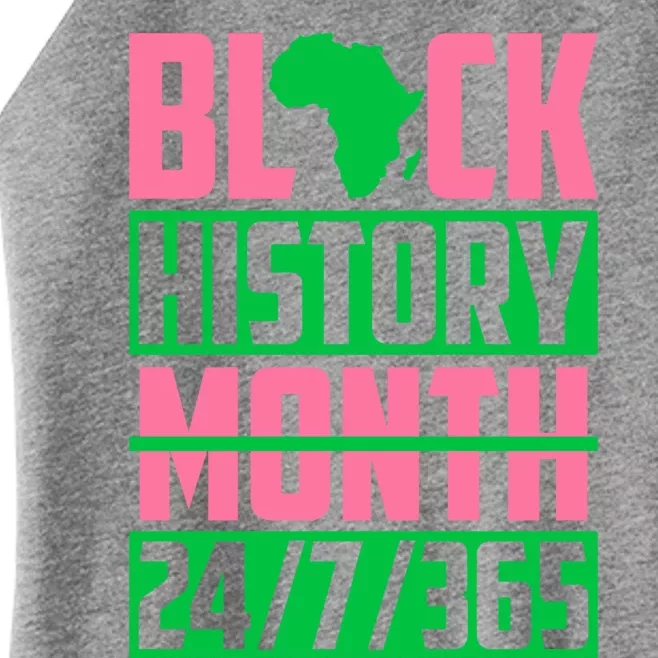 Black History 365 Gift Women’s Perfect Tri Rocker Tank