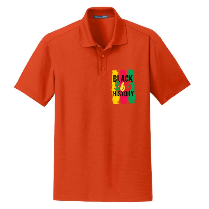 Black History 365 Gift Dry Zone Grid Performance Polo