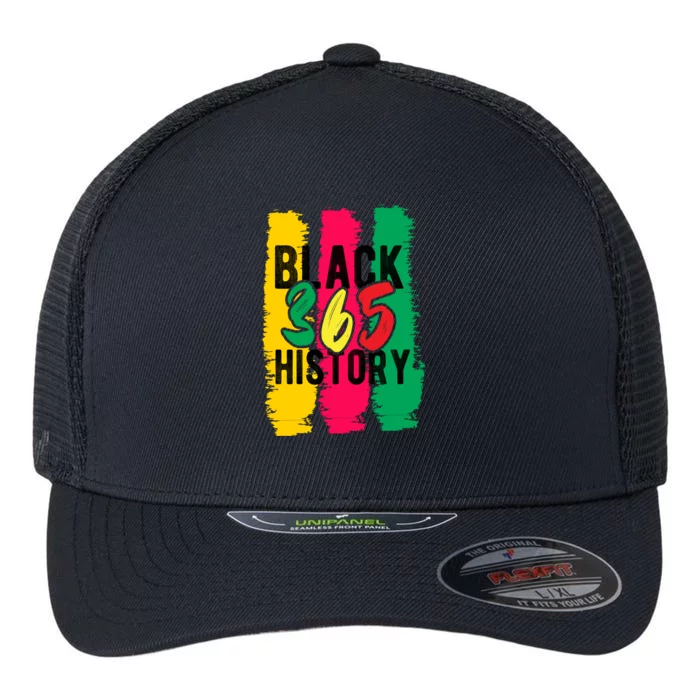 Black History 365 Gift Flexfit Unipanel Trucker Cap