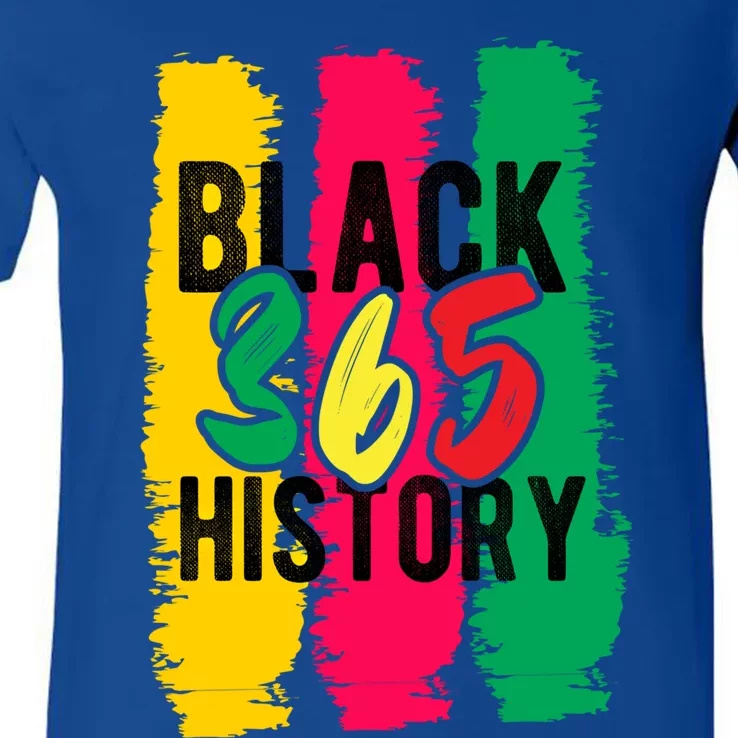 Black History 365 Cute Gift V-Neck T-Shirt