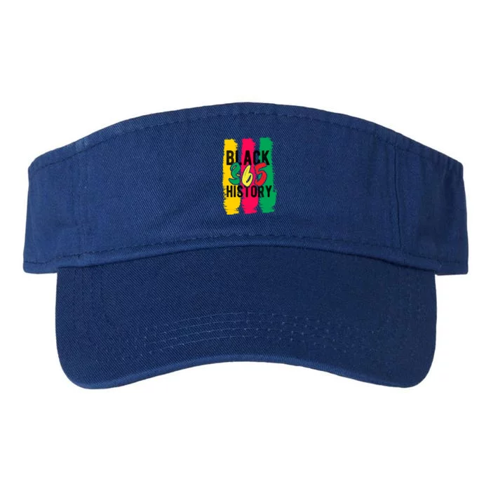 Black History 365 Cute Gift Valucap Bio-Washed Visor