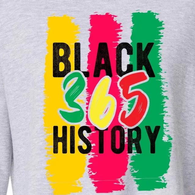 Black History 365 Cute Gift Cropped Pullover Crew