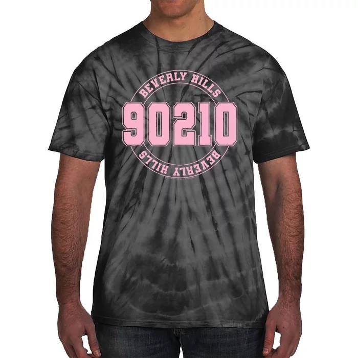 Beverly Hills 90210 Circle Collegiate Tie-Dye T-Shirt