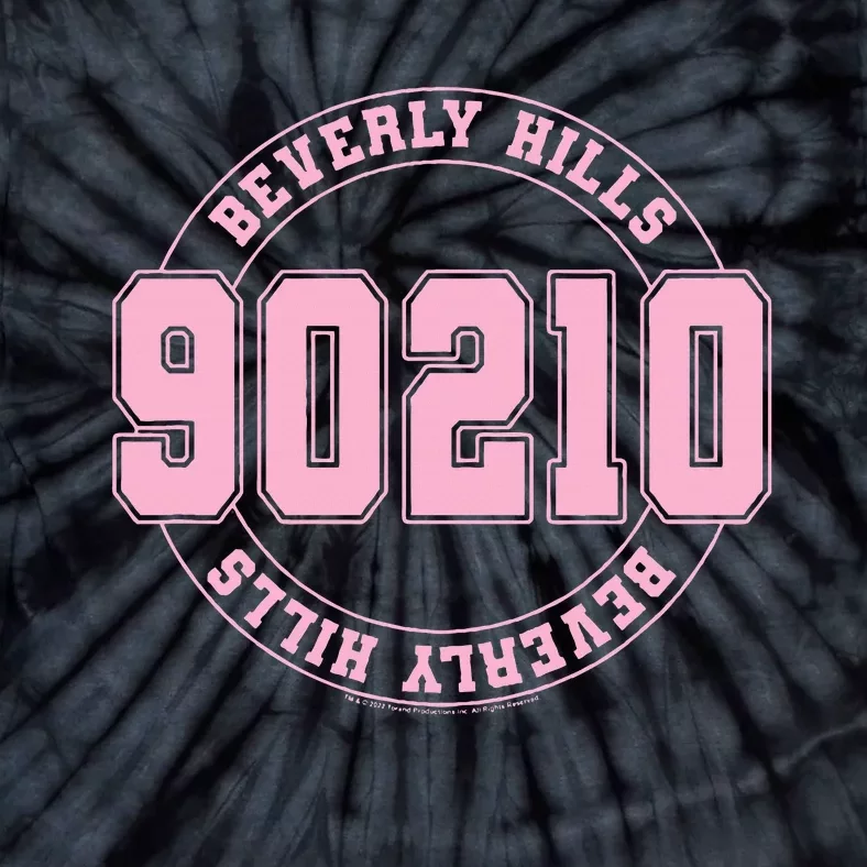 Beverly Hills 90210 Circle Collegiate Tie-Dye T-Shirt