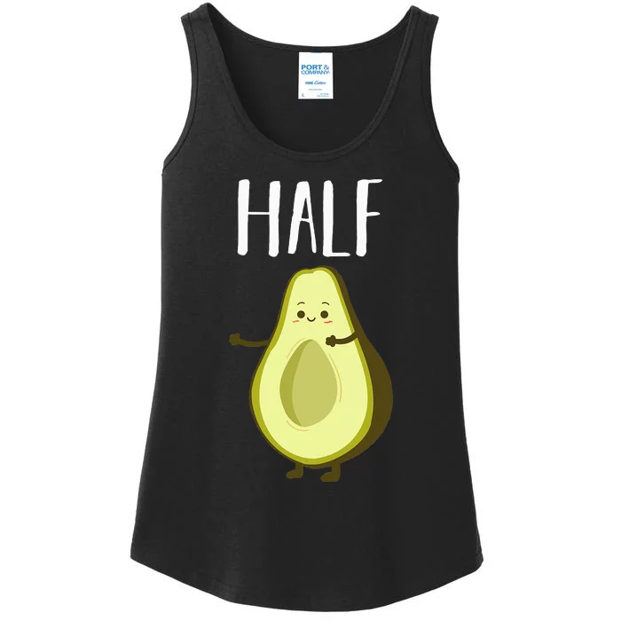 Better Half Avocado Matching Couple Anniversary Wedding Keto Ladies Essential Tank