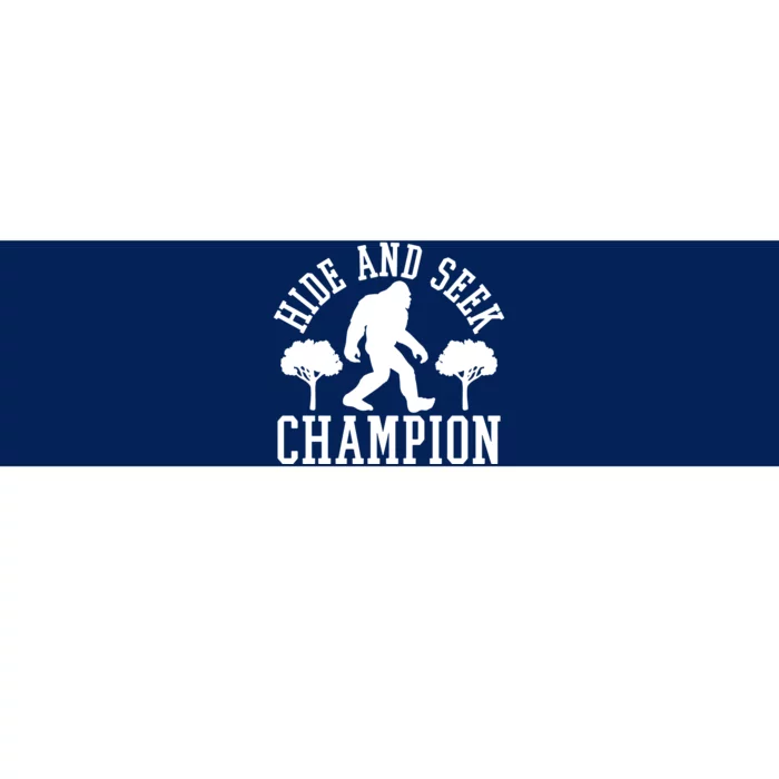 Bigfoot Hide And Seek Champion Bumper Sticker