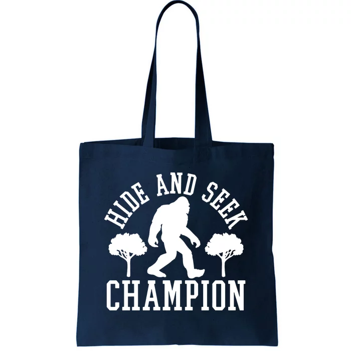 Bigfoot Hide And Seek Champion Tote Bag