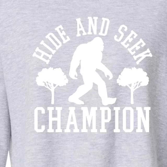 Bigfoot Hide And Seek Champion Cropped Pullover Crew