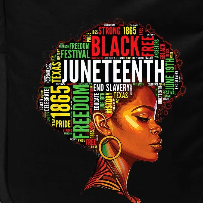 Black History Afro Queen Melanin Rd Art Juneteenth Impact Tech Backpack