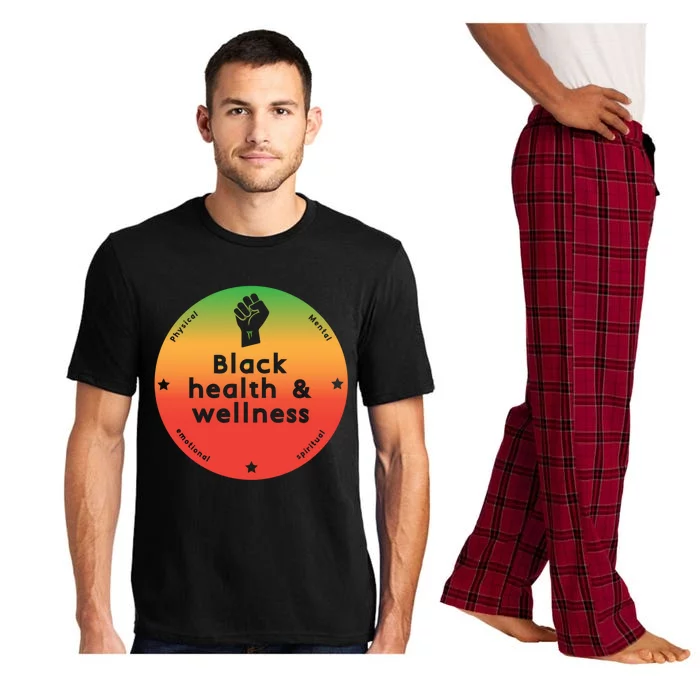 Black Health And Wellness Matters Black History Month Gift Pajama Set