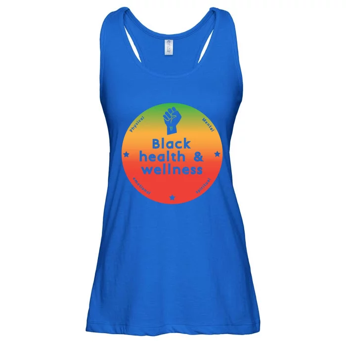 Black Health And Wellness Matters Black History Month Gift Ladies Essential Flowy Tank