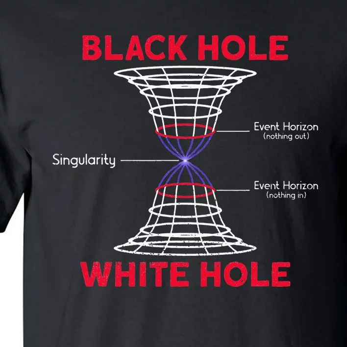 Black Hole Astrophysics Gift Idea Quantum Physics Lover Tall T-Shirt