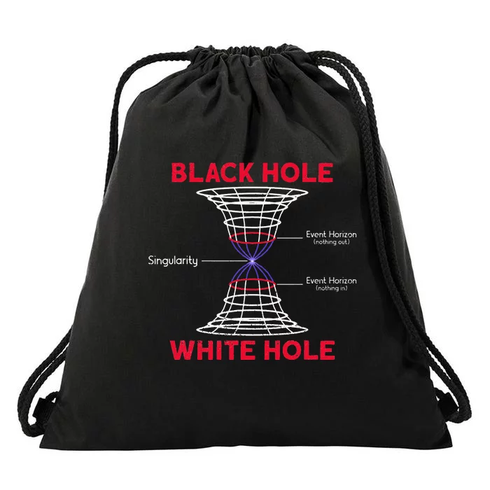 Black Hole Astrophysics Gift Idea Quantum Physics Lover Drawstring Bag