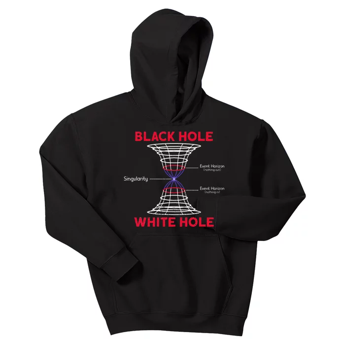 Black Hole Astrophysics Gift Idea Quantum Physics Lover Kids Hoodie