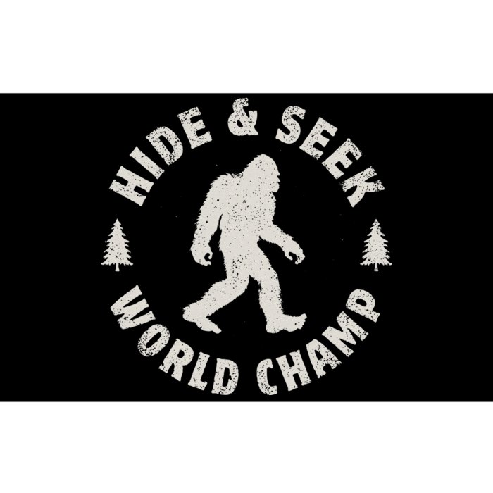 Bigfoot Hide And Seek World Champion Sasquatch Retro Vintage Bumper Sticker