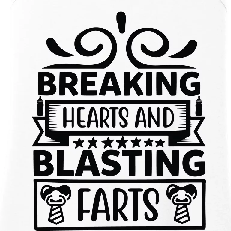 Breaking Hearts And Blasting Farts Ladies Essential Tank