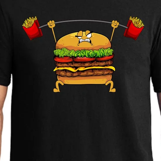 Best Hamburger Art Cheeseburger Fast Food Lovers Pajama Set