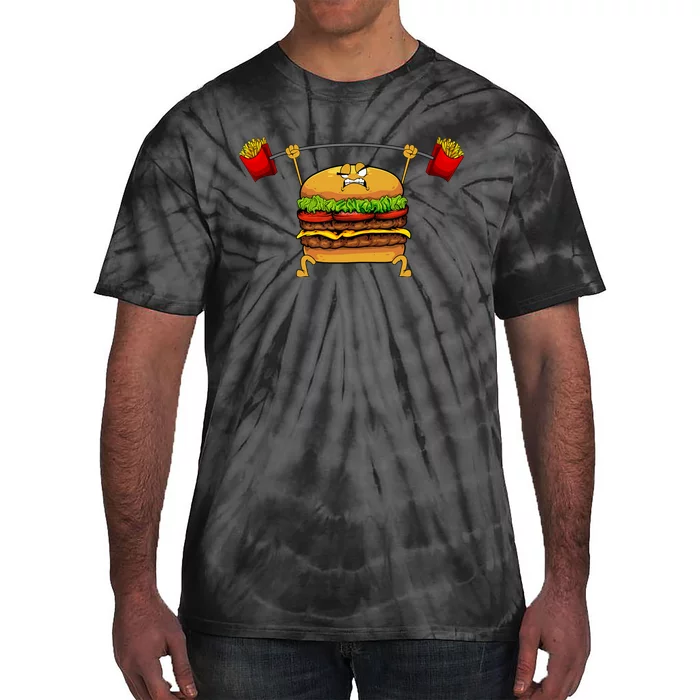 Best Hamburger Art Cheeseburger Fast Food Lovers Tie-Dye T-Shirt