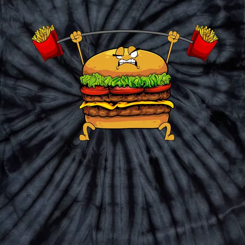 Best Hamburger Art Cheeseburger Fast Food Lovers Tie-Dye T-Shirt