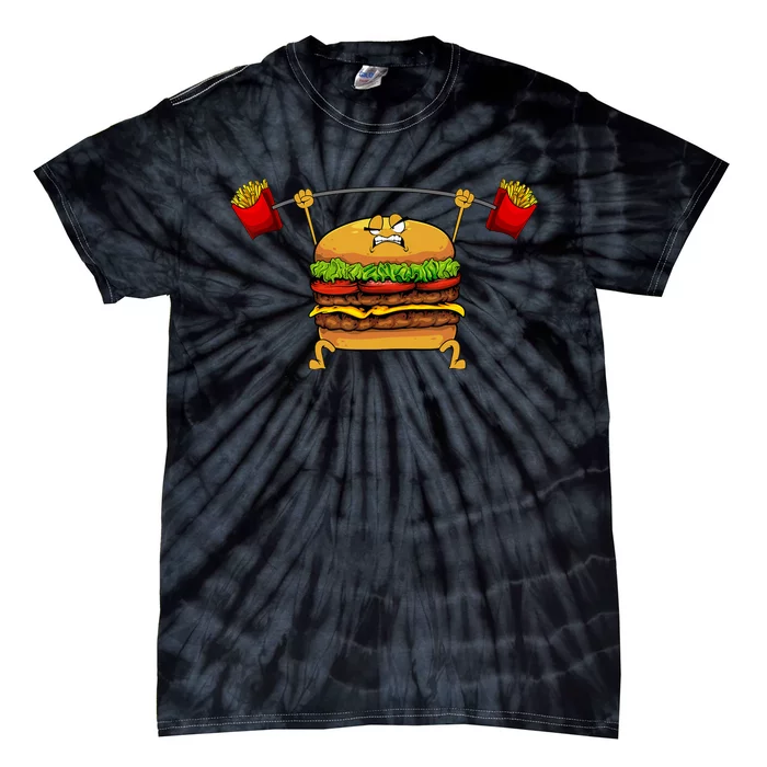 Best Hamburger Art Cheeseburger Fast Food Lovers Tie-Dye T-Shirt